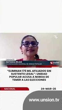 “Noboa is terrified of losing”: Noboa accused of using the CNE to eliminate Popular Unity