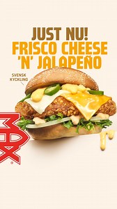 1.9K views | Prova en cheese cheese cheese-burgare! Tre sorters ost på en och samma burgare. | MAX Burgers | Facebook