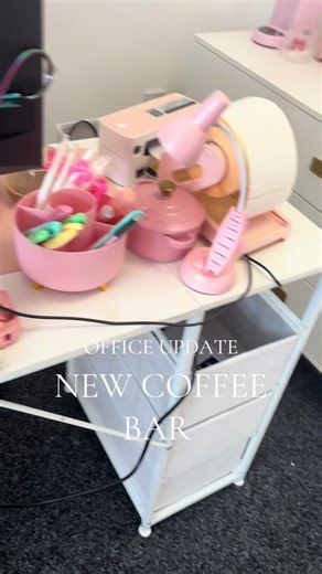 New breakfast bar in my office #smallbusiness #sublimation #craftokcheating #crafter