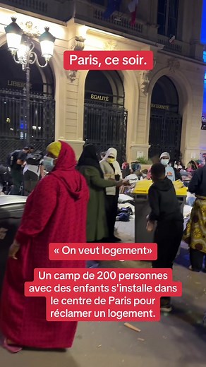 Réclamation de logements à Paris : familles en détresse