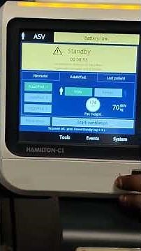 Hamilton c1 ventilator calibration testing #viral #calibration #ventilator #shorts #viralvideo