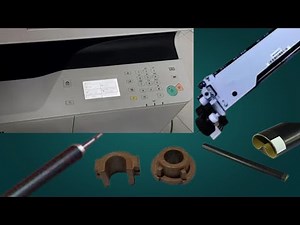 CANON IR2202, IR2204, IR2204 FUSER FILM REPLACING | HOW TO FIXING UNIT REPLACE IN CANON Copier |