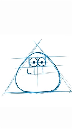 Como Desenhar o POU ( MUITO FÁCIL) #shorts