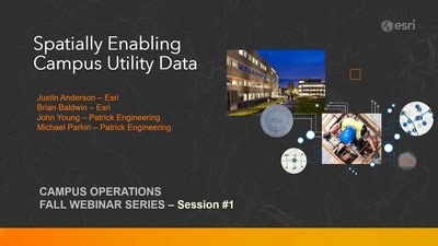Spatially Enabling Campus Utility Data