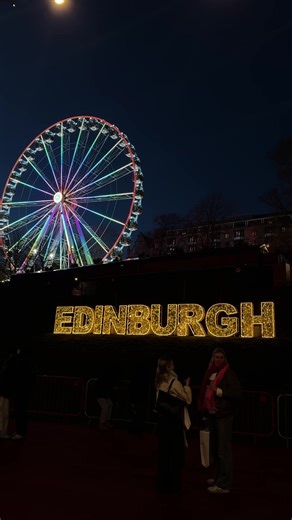 A beautiful day in Edinburgh 🤍✨🏴󠁧󠁢󠁳󠁣󠁴󠁿 ##ediburghchristmasmarket##edinburgh##christmas