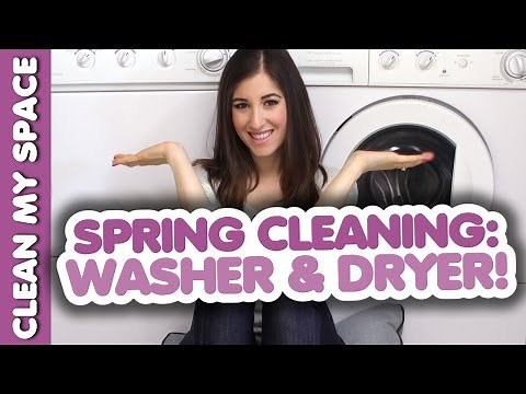 HOW TO CLEAN YOUR WASHER & DRYER! Simple & Fresh Laundry Cleaning Ideas (Clean My Space)