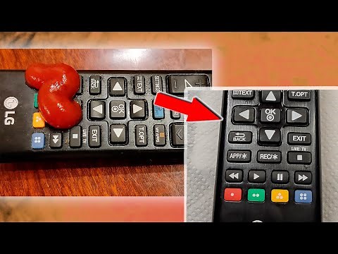 How to clean tv remote control / How to disassemble TV remote control / LG TV remote control / #DIY