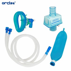 [Hot Item] Disposable Medical Grade Anesthesia Breathing Reservoir Bag Coaxial Circuit Kit Hme Mask Artificial Nose Loop Pipe