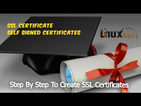 Creating Self Signed Certificate - self signed certificate |Generating self signed SSL certificate