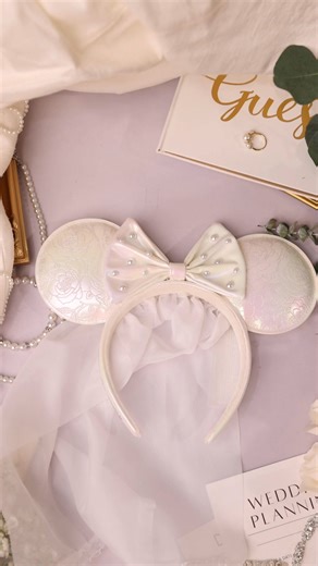 2026 brides, we’ve got the perfect Minnie Mouse ears to wear to the Disney Parks when you need a break from wedding planning 💒 cur.lt/nhywey3ft | BoxLunch