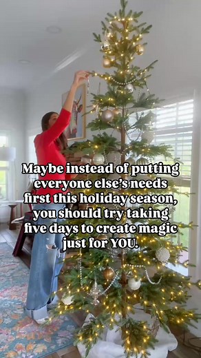 👇THIS YEAR, PUT YOURSELF ON THE LIST (Yes. You’re allowed.) If you’re anything like me, the next few weeks are already packed. Presents to wrap. Events to plan. Traditions to uphold. You’re the magic-maker, the list-keeper, the one holding it all together. But let me ask you this— When was the last time you were on your own to-do list? Not the errands. Not the decorations. Not the 47 things everyone else needs from you. Just YOU. Because maybe—just maybe—the thing you actually need this Decembe