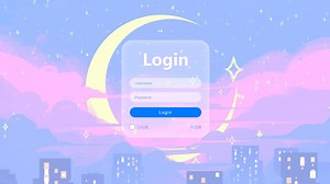 【CSS JS】极简美登录注册页面