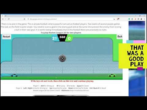 2D Rocket League until I get scored on Ep1