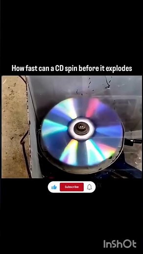 How fast can do CD spin before it explode.