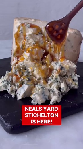 Stichelton is back at Murray’s for the season! And there’s a unique story behind this incredibly special blue... Stilton became a name-protected product in the 1990s, and one of the criteria was that it be made with pasteurized milk. In 2006, Neal’s Yard Dairy and cheesemaker Joe Schnieder collaborated on Stichelton as a way to bring raw milk Stilton back to life (with a new name—the old English word for the village of Stilton). This creamy, complex cheese is only here for a limited time, so ord