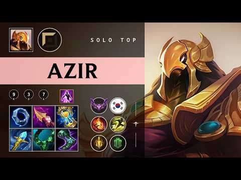 Azir Top vs Camille - KR Master Patch 26.07