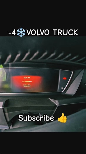 Volvo wouldn’t start after 3 weeks off — minus temperatures hit hard. ❄️🚛