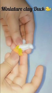 DIY how to make a DUCK - Easy Polymer Clay, Fondant cake topper Tutorial|Mano miniature clay world