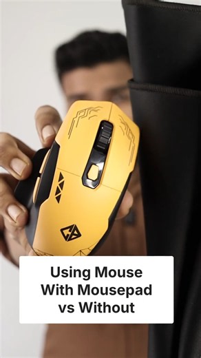 Using Mouse With Mousepad vs Without