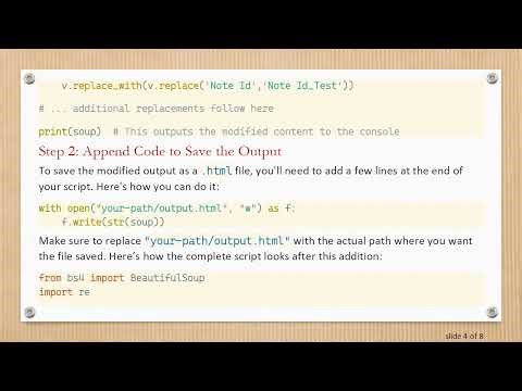 Save Python Script Output as .html