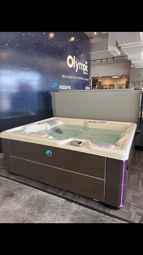Try the newly redesigned @hotspring_spas Jetsetter LX two to three person saltwater hot tub. | Olympic Hot Tub