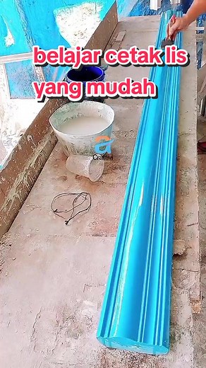 cetak lis gypsum#cetakangypsum #molding #makingmoldfiberglass #fiberglass #caramembuatcetakangypsumlangsungbisa #diy #craft