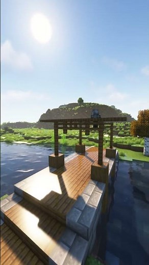 How to Build a Japanese Bridge in Minecraft!