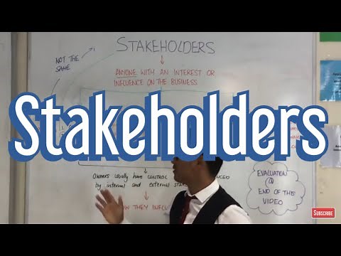 What are Stakeholders?
