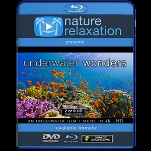 "Underwater Wonders" 2 or 9 HR Underwater Film   Music in 4K UHD