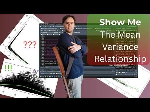 Explore the Mean Variance Relationships of Gene Expression Data