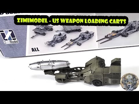 Zimi Models 1/48 US Weapon Loading Carts REVIEW / FULL BUILD
