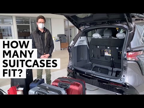 How many suitcases fit into a 2021 Toyota