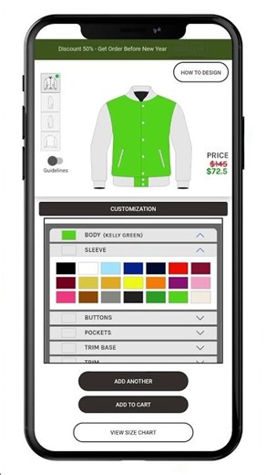 Custom Baseball Varsity Jacket | Kelly Green & Black Twill Cotton Poly