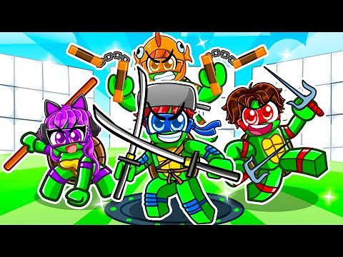 Becoming NINJA TURTLES in Roblox Rivals!