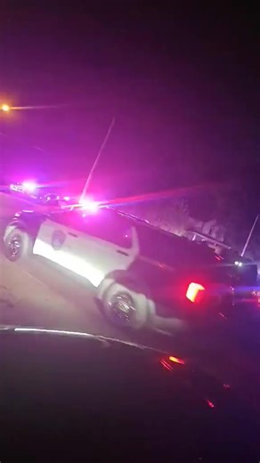 There is a very heavy police presence in Canton along Newton Ave NW. | Jordan Miller - News