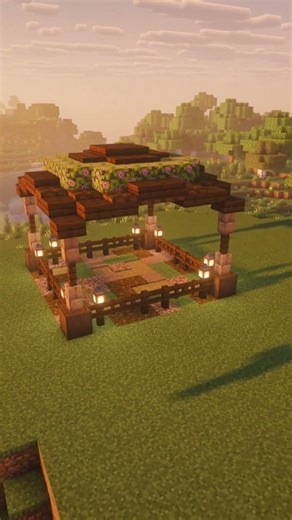 Simple Animal Pen | #minecraft #tutorial #creative #mincraftbuild #minecrafttimelapse