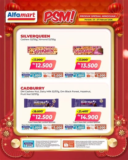 Alfamart Cabang Luwu on Instagram: "PSM hadir lagi dengan potongan harga juara yang bikin belanja makin puas! Mood belanja langsung naik level 🚀⁣ ⁣⁣ #PromoSpesialMingguan siap nemenin Sahabat stok kebutuhan andalan. Yuk meluncur ke #AlfamartTerdekat atau belanja gampang via #Alfagift!⁣ ⁣⁣⁣ 📅 Periode: 01 - 07 Februari 2026⁣⁣⁣⁣ ⁣⁣⁣⁣ *Info promo tiap daerah: alfamart.co.id/instore⁣⁣⁣⁣⁣⁣⁣ **Tidak berlaku di wilayah NTT⁣⁣⁣⁣⁣⁣⁣ ⁣⁣⁣⁣⁣⁣⁣ #PromoAlfamart #PromoAlfagift"