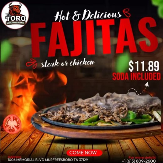 Enjoy lunchtime with Us ! | El Toro Mexican Restaurant | Facebook