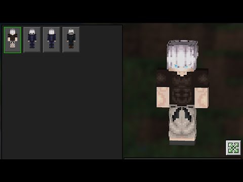 Download Satoru Gojo Skin Pack for Minecraft bedrock [Jujutsu Kaisen]