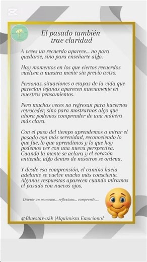 Comprende tu pasado✨️ #amor #conciencia #reflexión