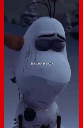 Olaf once see this and its heart breaking but yet heartwarming #disney #olaf #frozen