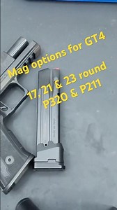 All P320 and P211 variant magazines work in the GT4, GT5 and GTO.