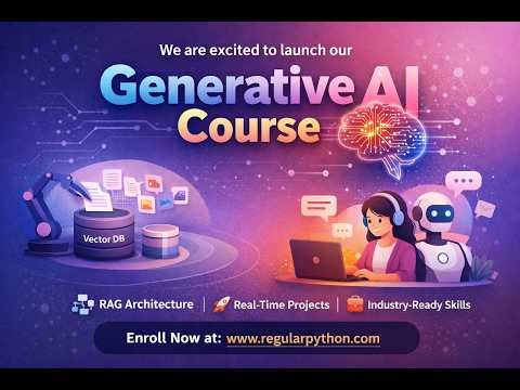 👉 Generative AI Course Launch 🚀 | Learn RAG, Embeddings, Vector DB (Full Roadmap) | 7349692340
