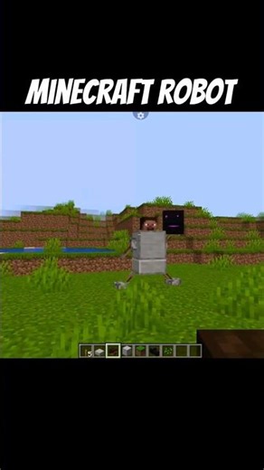 Minecraft I Built an Amazing Robot 🤖 in Survival! #shots