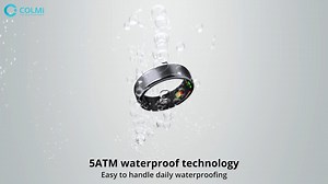 COLMI Smart Ring - R03 The latest smart ring on sale soon!​ The R03 smart ring features a state-of-the-art design that can easily track your heart rate, blood oxygen, and stress levels, automatically recording your health data to ensure you always know your physical condition. In addition, the R03 smart ring uses a titanium steel shell and is equipped with advanced low-temperature potting technology to give the ring a 5ATM&IP68 waterproof rating, allowing you to worry-free whether it is daily we