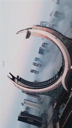 Lusail City Wrapped in Enchanting Fog