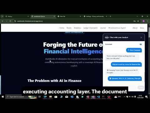 AutoBooks Finance: Gemini Live Agent Challenge Submission (UI Navigator)