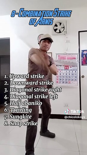 8 Combination Strike of Arnis #anisatinto #filipinomartialarts #arnistutorial #arnis #arnisador #kali #eskrima #tiktokviralvideo #tiktoktutorial #FMA #viraltiktok #highlights #followers #fyp