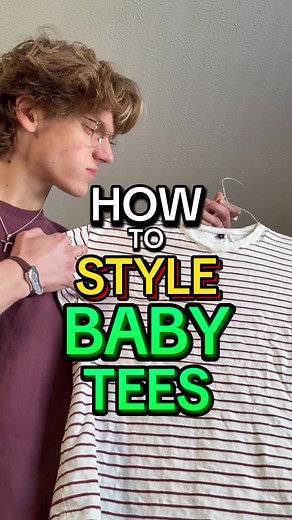 how to style baby tees this spring #babytee #springfashion #fyp #fashion