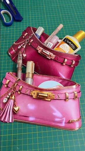Carteritas en papel fotográfico brillante 💖 🥰 #hechoamano #manualidades #diy